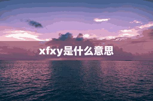 xfxy是什么意思